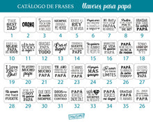 Cargar imagen en el visor de la galería, Papá+ Hijos + Frase