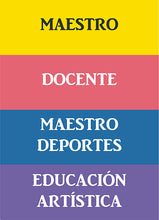 Cargar imagen en el visor de la galería, Maestro, Profesor,  Pedagogía, Docente
